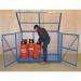 Security cage with a fork-lift base 399308