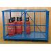 Security cage with a fork-lift base 399308