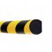 The picture shows a set of Slingsby racking accessories, including magnetic foam impact protectors. The protectors are designed to shield the racking from impact and damage, and are easily attached with the built-in magnets. They are a durable and convenient addition to any racking system.