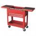 Tool & Parts Trolley 100 Kg, Red - Sliding Top 399663