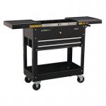 Tool & Parts Trolley 100Kg,Black - Sliding Top 399664