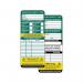 Scaffold Safety Tag Inserts(pack of 50) 399842