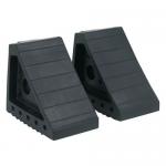 Rubber wheel chocks 1.8kg - set of 2 399883