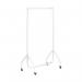 White Heavy Duty Clothesrail 6 Ft Long X 5 Ft High 399967