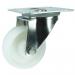 Plate Fixing Stainless Steelswivel Castor, 100 mm Nylon Wheel 400289
