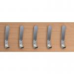 Aluminium coat hooks 400445