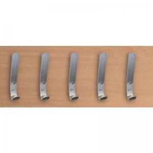 Aluminium coat hooks 400445