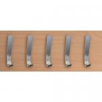 Aluminium coat hooks 400445