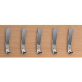 Aluminium coat hooks 400445