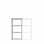 Boltless zinc plated steel shortspan shelving 400552