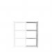 Zinc plated boltless shortspan shelving - Add-on bays with 4 shelf levels 400553