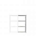 Zinc plated boltless shortspan shelving - Add-on bays with 4 shelf levels 400554