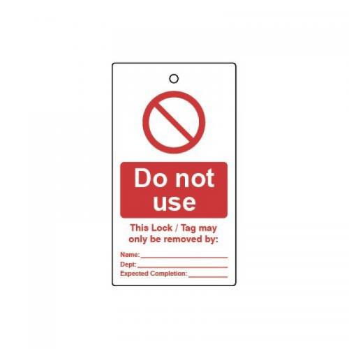 Lockout Tags - Do Not Use(double Sided 10 Pack) 400579