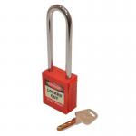 Safety Lockout Padlockslong Shackle - Red (each) 400586