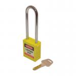 Safety Lockout Padlockslong Shackle - Yellow (each) 400587