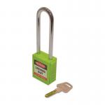 Safety Lockout Padlockslong Shackle - Green (each) 400588