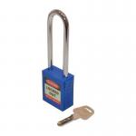 Safety Lockout Padlockslong Shackle - Blue (each) 400589