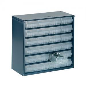 Image of Raaco Professional clear drawer storage cabinets - 283mm height 400602