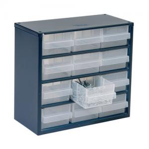 Image of Raaco Professional clear drawer storage cabinets - 283mm height 400603
