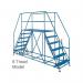 Double Ended Accessplatforms - 8 Tread Blue 400677