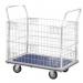 Platform truck with chrome mesh panel sides and ends- 220kg capacity 400682