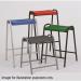 Flat top stacking stools - Set of 4 400822