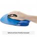 Crystal  Gel Mouse Pad/Wrist Rest Blue
