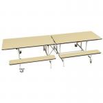 Mobile folding bench 401036