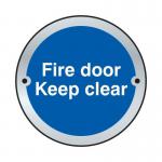 Fire Door Keep Cleardoor Disc - Saa (75 mm Dia.) 401094