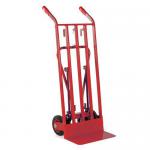 3 Position Truck, Red, With Solid Rubber