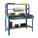 Packing workstation with roll holder and drawer - W x D: 1210 x 760mm 401250