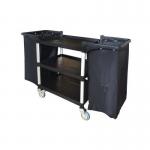 Plastic housekeeping trolleys with frames and bags 401286