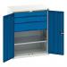 Kitted Cupboard 800 Wide 3 Drawers 1 Shelf 401387
