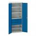 Kitted Cupboard 800 Wide 3 Drawers 4 Shelves 401391