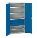 Kitted Cupboard 1050 Wide 3 Drawers 4 Shelves 401394