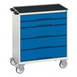 5 Drawer Mobile Cabinet- H X W X D : 925 X 800 X 550 401403
