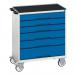6 Drawer Mobile Cabinet- H X W X D : 925 X 750 X 550 401404