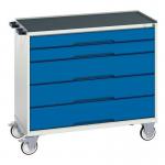 5 Drawer Mobile Cabinet- H X W X D : 925 X 1050 X 550 401405