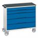 5 Drawer Mobile Cabinet- H X W X D : 925 X 1050 X 550 401405
