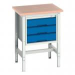Static Workstand with 3 Drawer W X D 780 X 600 401423