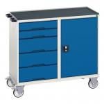 Mobile Cabinet Withcupboard and 5 Drawers 401425