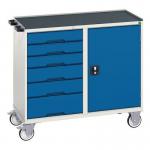 Mobile Cabinet Withcupboard and 6 Drawers 401427