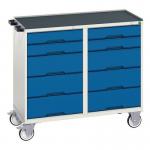 Mobile Cabinet with 10 Drawers 401428