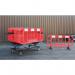 Crowd control barrier trolley 401585