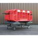 Crowd control barrier trolley 401585