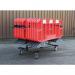 Crowd control barrier trolley 401585