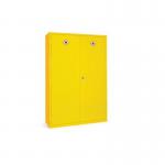 Dangerous Substance Cabinet Supplied Withghs Labelling. Three Adjustable Shelves 401655