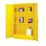 Dangerous Substance Cabinet Supplied Withghs Labelling. Two Adjustable Shelves 401658