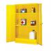 Dangerous Substance Cabinet Supplied Withghs Labelling. Two Adjustable Shelves 401658