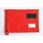 Short Zip Flatpouch, Red 470 X 355 mm 401689